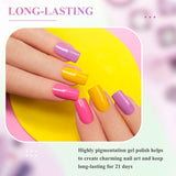 42PCS Gel Nail Polish Kit for Nail Art