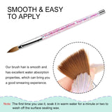 [US ONLY]4pcs Acrylic Nail Brush Set Size 4/6/10/14