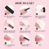 Poly Gel Nail Kit with U V Light