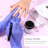 [US ONLY]2pcs 3.5oz Clear Nudes Hard Gel | Builder Nail Gel Kit