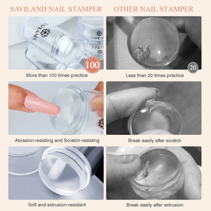 Why choose Saviland French Tip Nail Stamp
