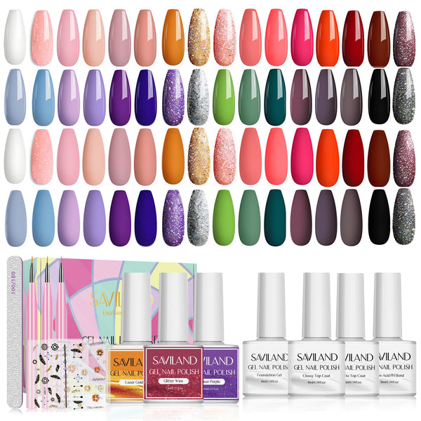 [US ONLY] Gel Nail Polish Kit for Nail Art