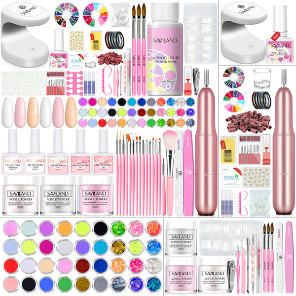 nail kit set professional acrylic with everything
